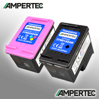2 Ampertec Tinten ersetzt HP 305 Doppelpack KCMY 305-KIT