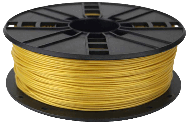 Ampertec 3D-Filament ABS gelbgold 1.75mm 1000g Spule