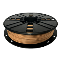 Ampertec 3D-Filament PLA mit Holzpartikeln dunkel 1.75mm 500g Spule