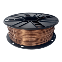 Ampertec 3D-Filament Seiden-PLA kupfer mit Perlglanz 1.75mm 1000g Spule 3DSPL1000COP1AM