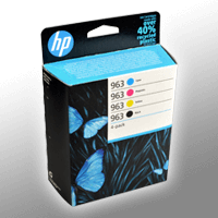 4 HP Tinten 6ZC70AE 963 Multipack KCMY