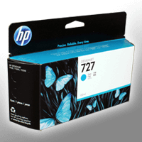 HP Tinte B3P19A 727 cyan