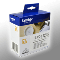 Brother PT Etiketten DK11219 weiss rund 12mm 1200 St. VE