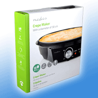 Nedis Crępe Maker 30cm mit Besteck