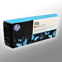 HP Tinte F9K06A 745 chromatic rot