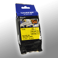 Brother PT Etiketten FLe-6511 gelb 45mm x 21mm 72 St./Kassette
