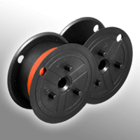 Ampertec Kompa. Farbband Gr. 51 (GR24) Nylon schwarz/rot PE=VE=1 St. 0051.04 F005104