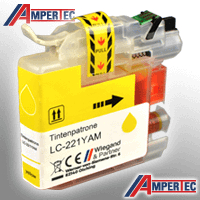 Ampertec Tinte ersetzt Brother LC-221Y yellow LC-221YAM