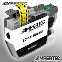 Ampertec Tinte kompatibel mit Brother LC-3213BK schwarz (10,6ml) Image