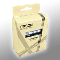 Schriftband Epson LK-5TBJ schwarz auf matt transparent 18mm x 9m