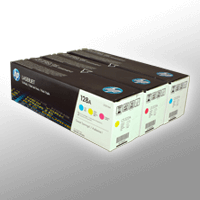 HP Toner CF371AM 128A Multipack CMY, 3 Stück (ca. 3 x 1.300 A4-Seiten bei 5%) Image