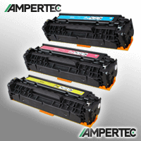 Ampertec Toner ersetzt HP CF370AM 305A Multipack CMY, 3 Stück (ca. 3 x 2.600 CMY A4-Seiten bei 5%) Image
