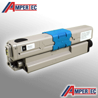 Ampertec Toner ersetzt Oki 44973536 schwarz (ca. 2.500 A4-Seiten bei 5%) Image