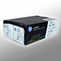 HP Toner CF410XD 410X Doppelpack schwarz, 2 Stück (ca. 2 x 6.500 A4-Seiten bei 5%) Image