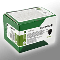 Lexmark Toner C242XK0 schwarz