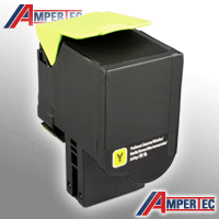 Ampertec Toner ersetzt Lexmark C2320Y0 yellow LT2827Y/1AM