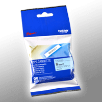 Brother P-Touch Band M-K521BZ schwarz auf blau 9mm / 8m nicht laminiert