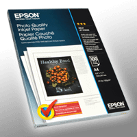 Epson Photo Quality Inkjet Paper S041061 A4 100 Blatt 102g C13S041061