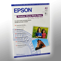 Epson Premium Glossy Photo Paper S041315 A3 20 Blatt 255g C13S041315