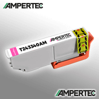 Ampertec Tinte ersetzt Epson C13T24334010 magenta 24XL (13,8ml) Image