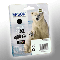 Epson Tinte C13T262140 schwarz 26XL