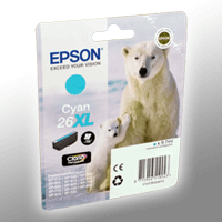 Epson Tinte C13T263240 cyan 26XL (9,7ml) Image