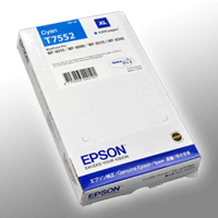 Epson Tinte C13T755240 cyan T7552 (39ml) Image