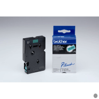 Brother P-Touch Band TC-791 schwarz auf grün 9mm / 7,7m laminiert (9mm x 7,7m) Image