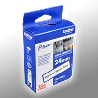 Brother P-Touch Band TZe-N251 schwarz auf weiß 24mm / 8m nicht laminiert