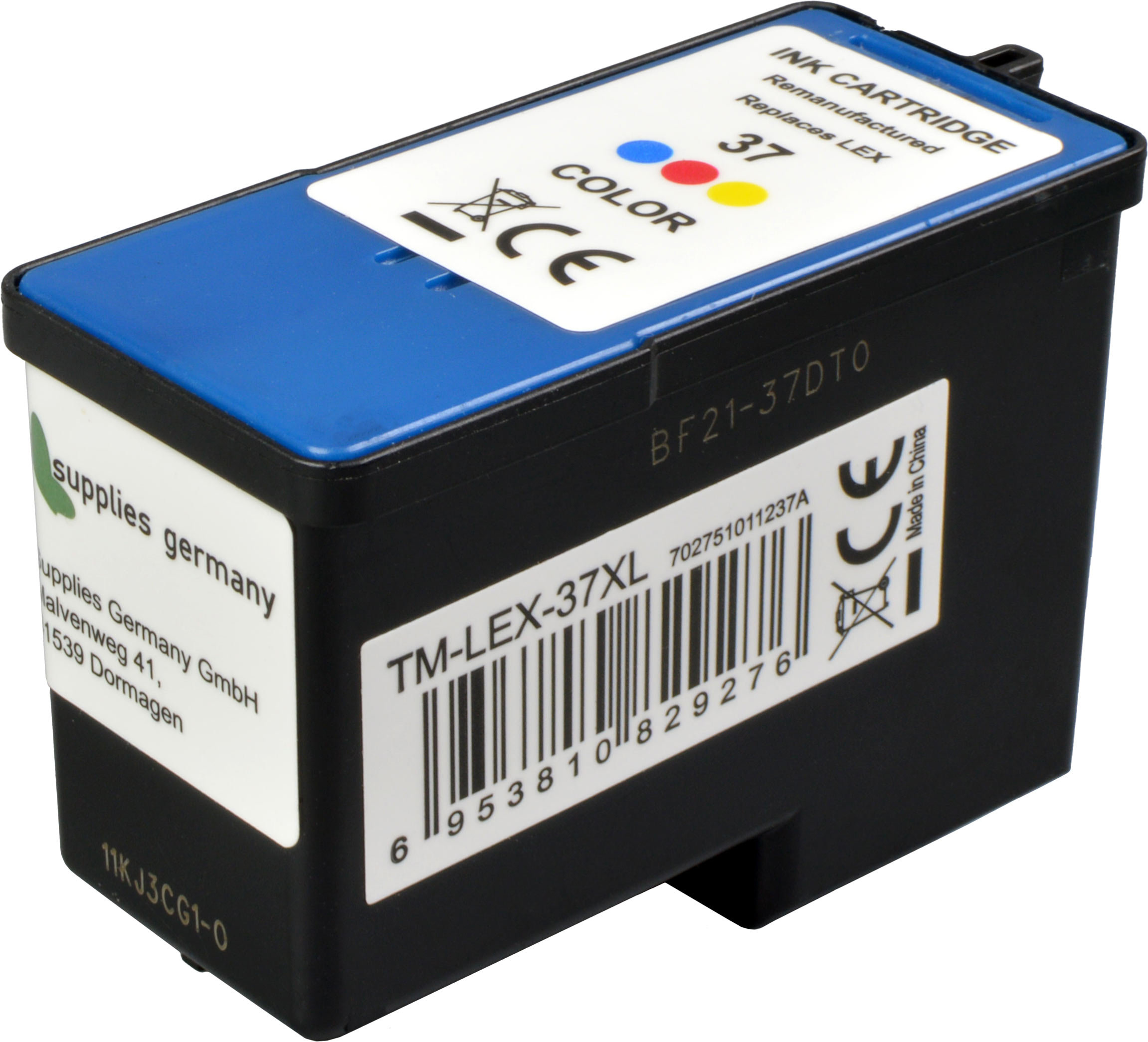4260244855613 - Tinte ersetzt Lexmark 18C2180E  37XL  3-farbig