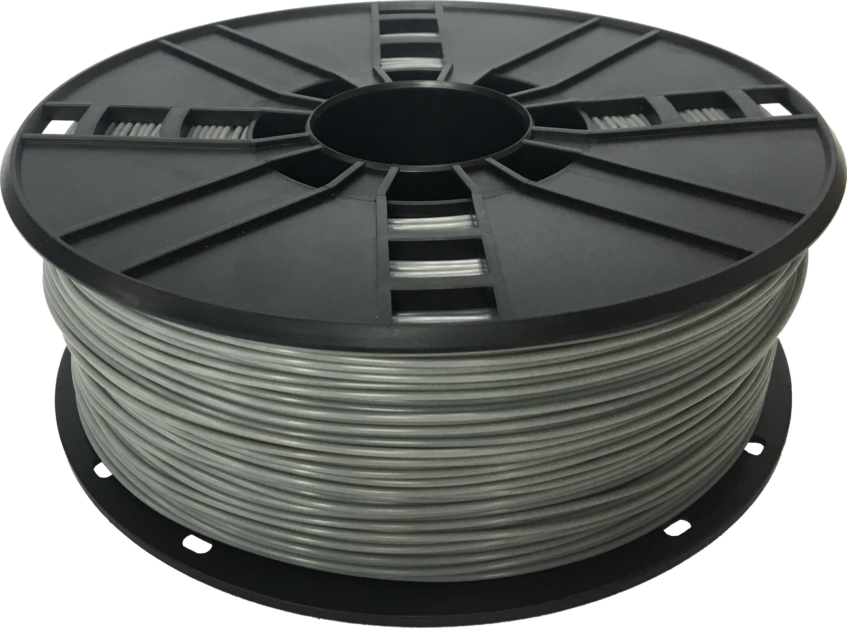 Ampertec 3D-Filament ASA UV/wetterfest grau 1.75mm 1000g Spule
