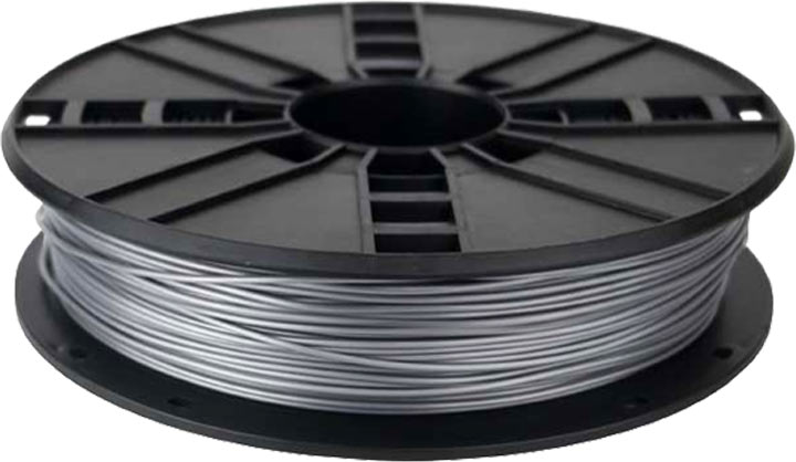 Ampertec 3D-Filament PLA silber 1.75mm 500g Spule