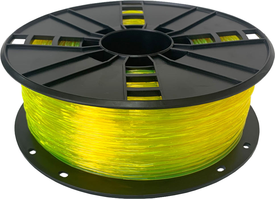 Ampertec 3D-Filament TPU flexibel gelb 1.75mm 1000g Spule