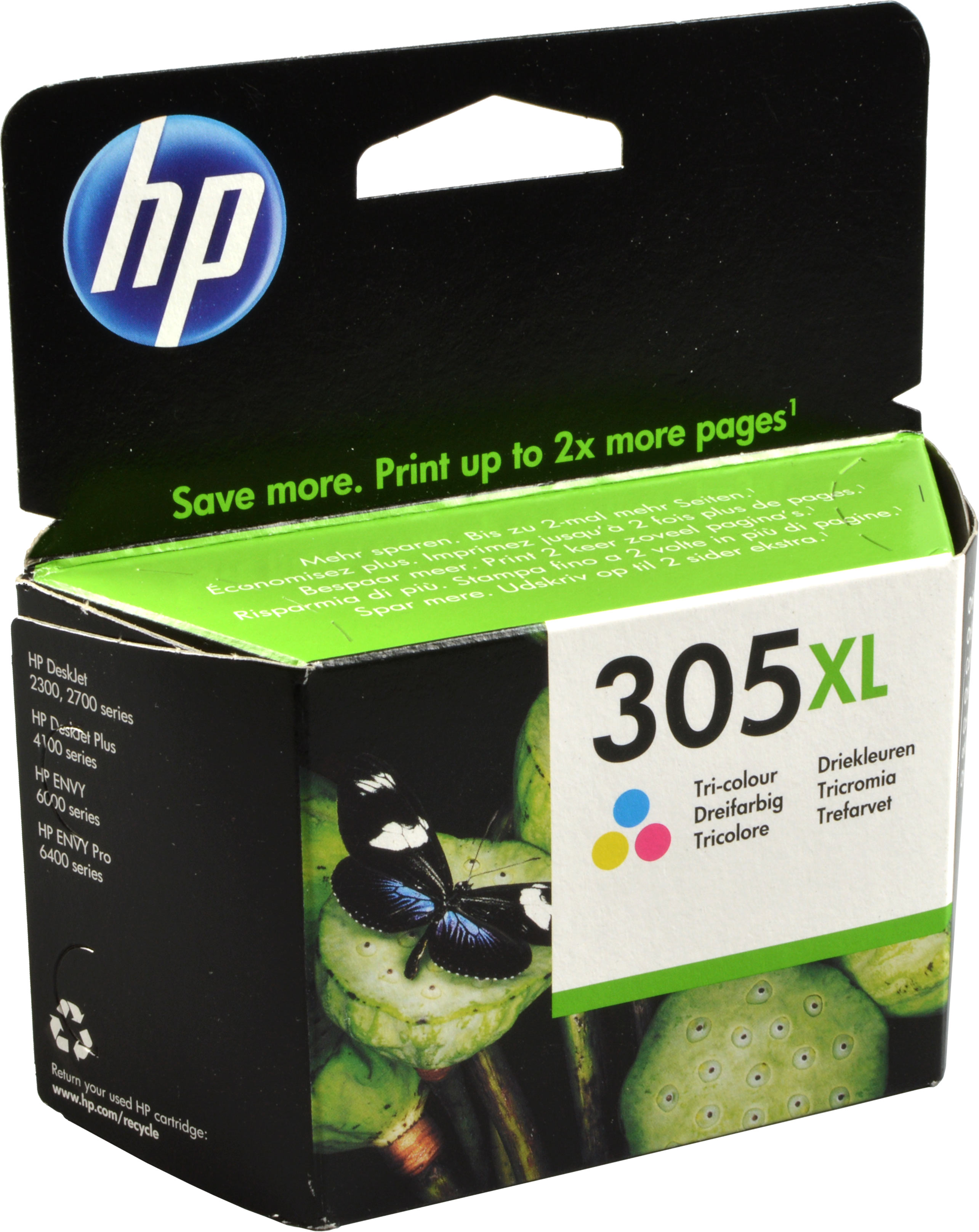 HP Tinte 3YM63AE  305XL  color