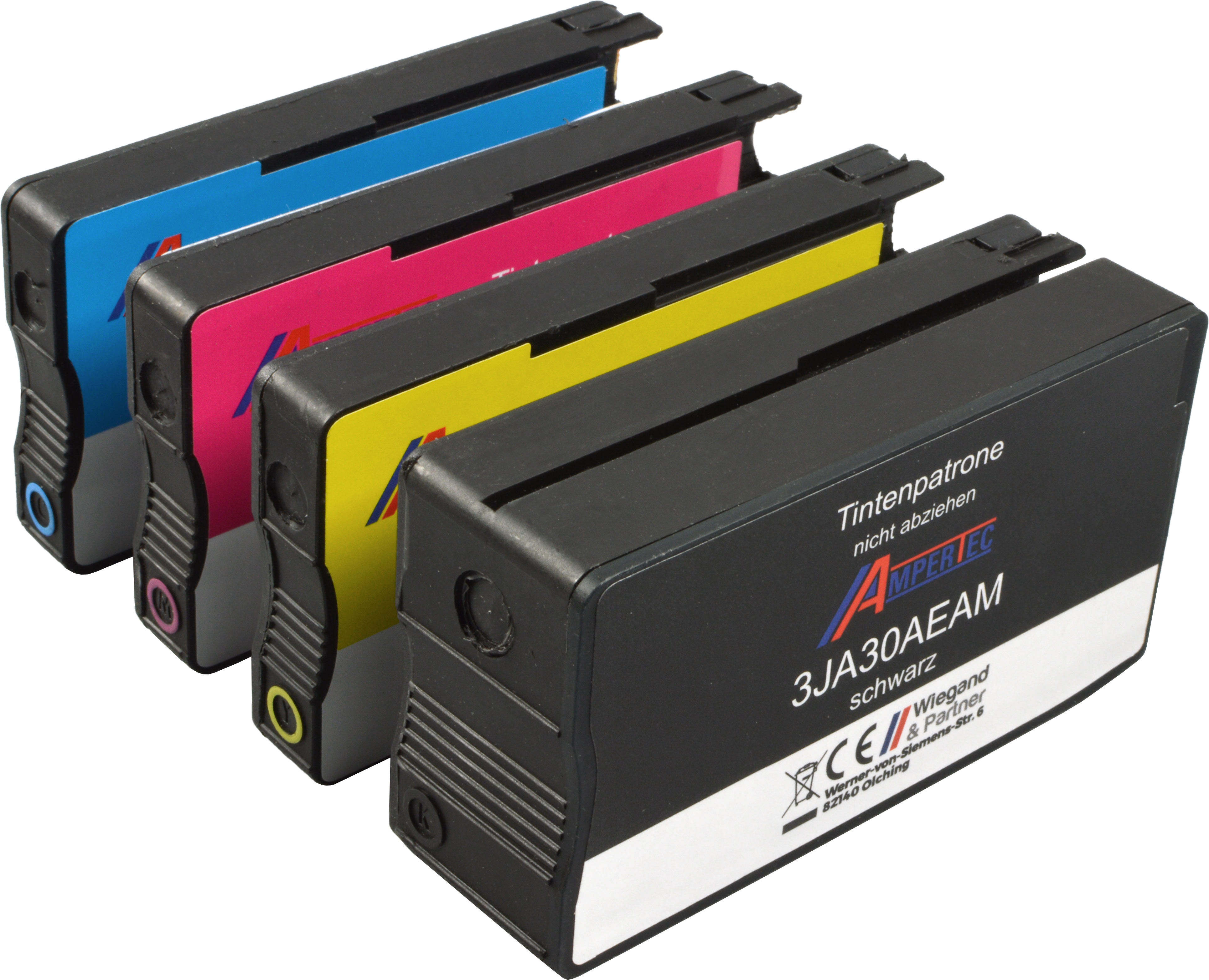 4 Ampertec Tinten für HP 963XL  4-farbig