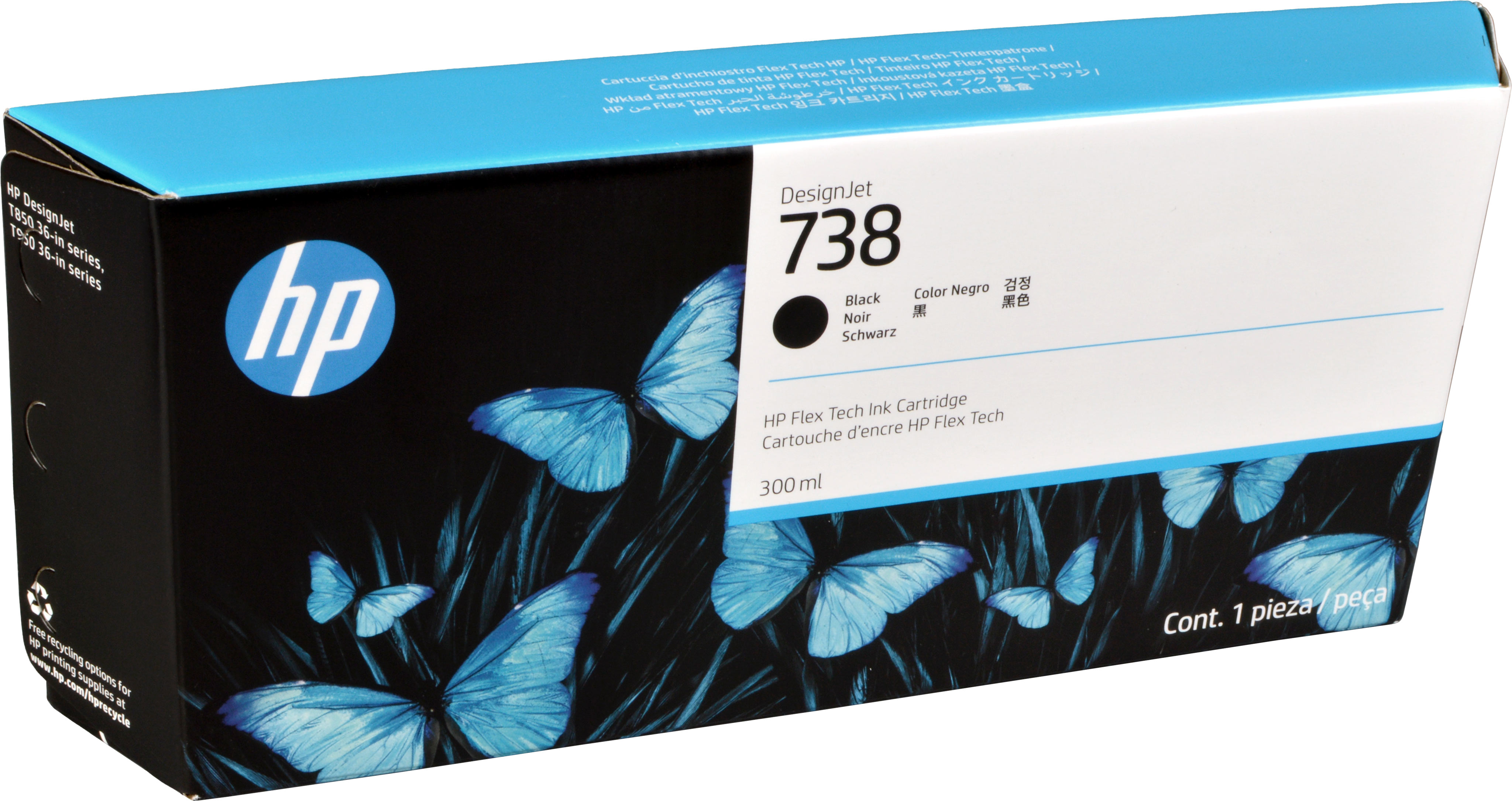 HP Tinte 498N8A 738 schwarz