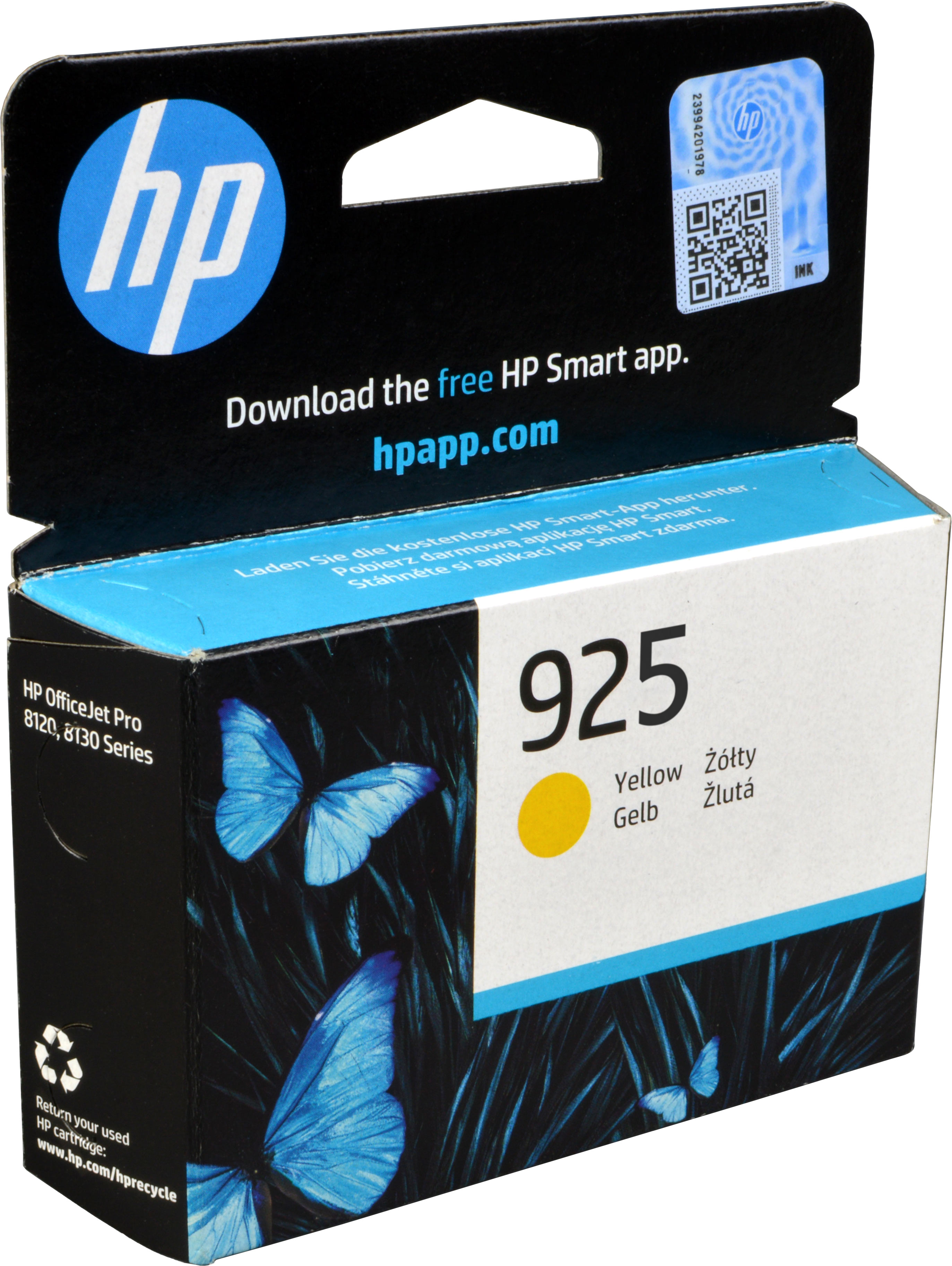 HP Tinte 4K0V8PE 925 yellow