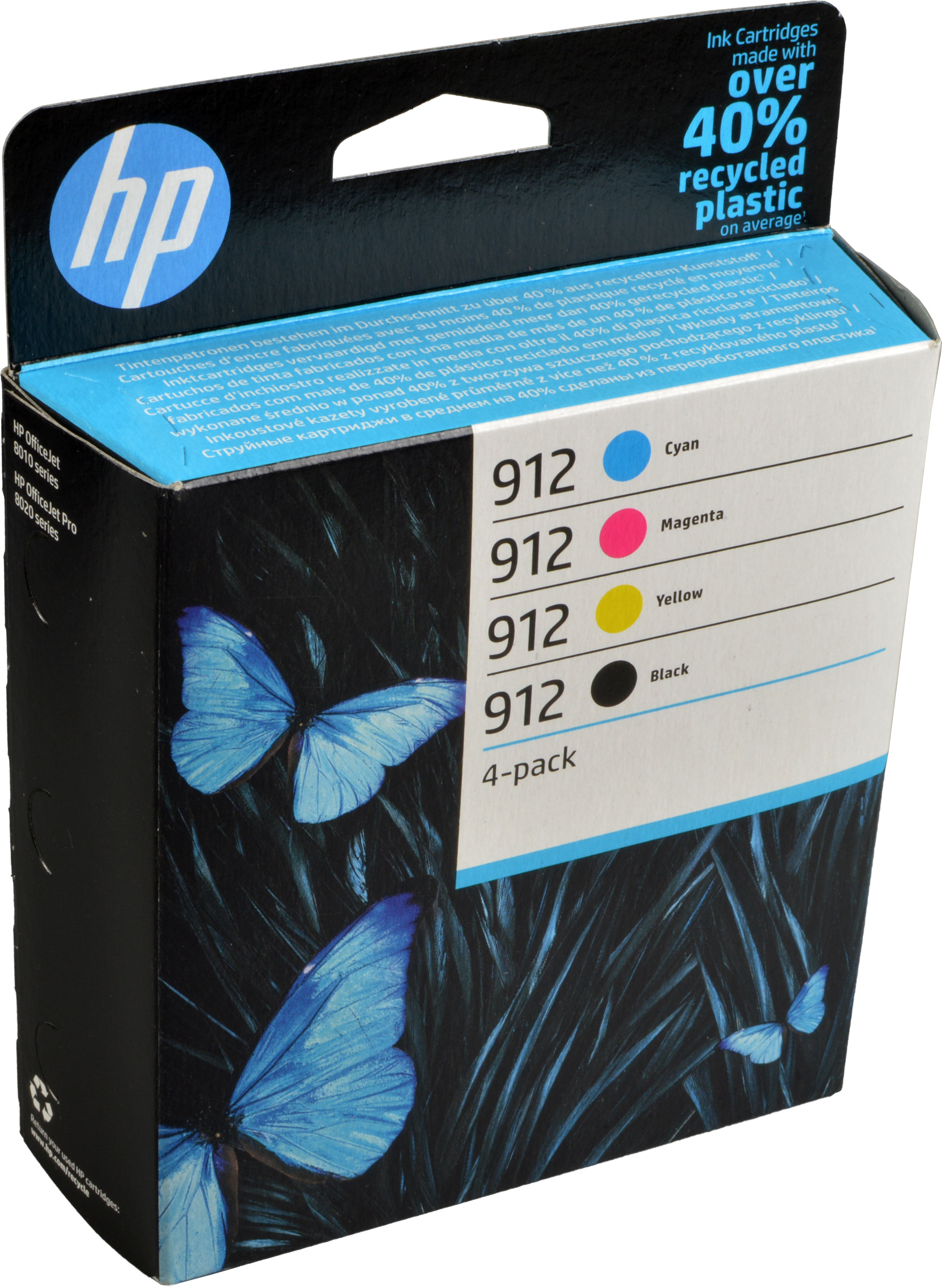 4 HP Tinten 6ZC74AE  912  4-farbig