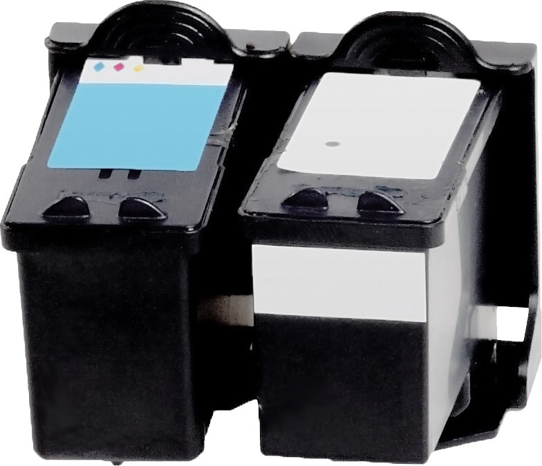 2 Ampertec Tinten für Lexmark 32+33  schwarz+3-farbig