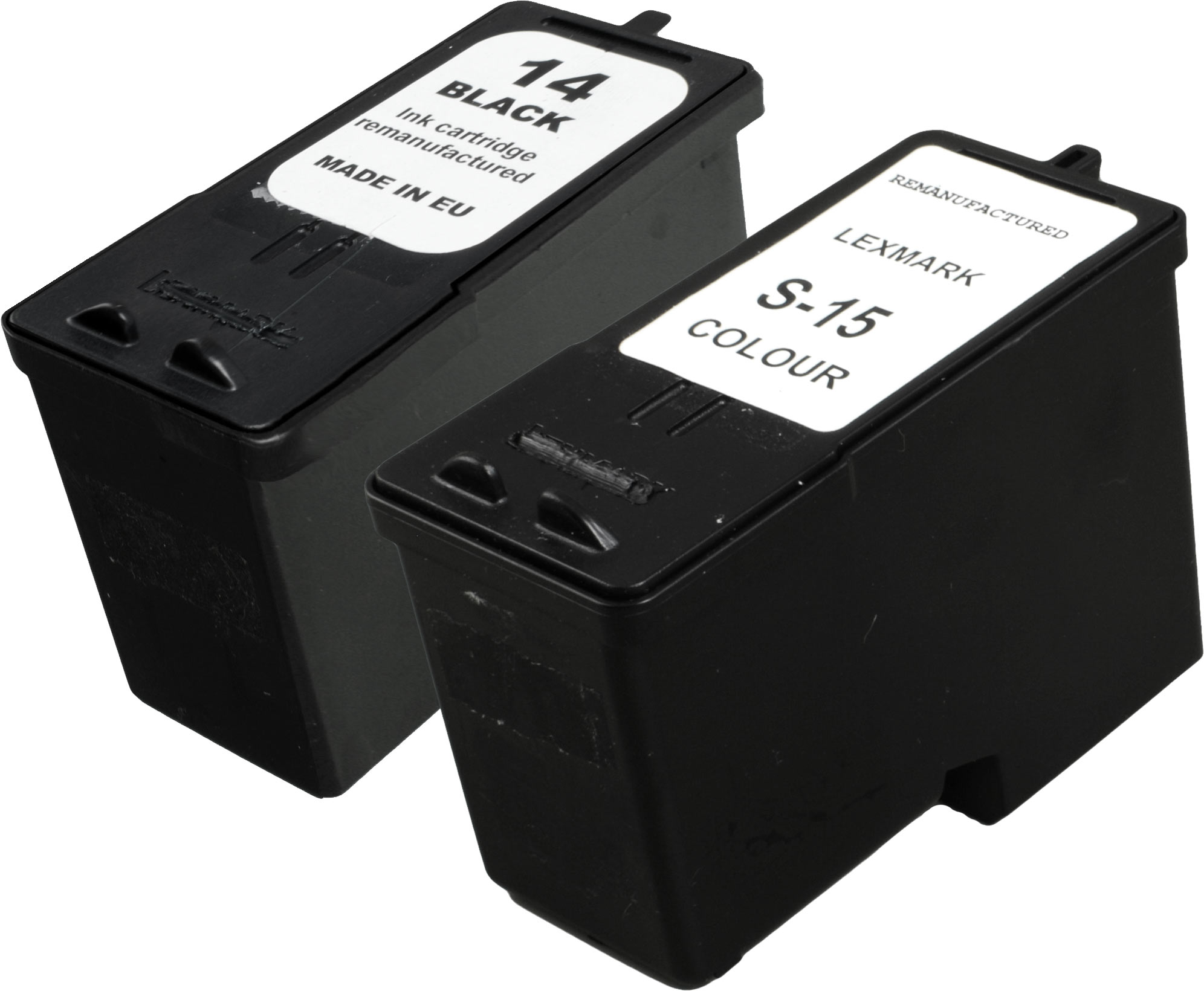 4260311521915 - 2 Tinten ersetzt Lexmark 14+15  schwarz+3-farbig