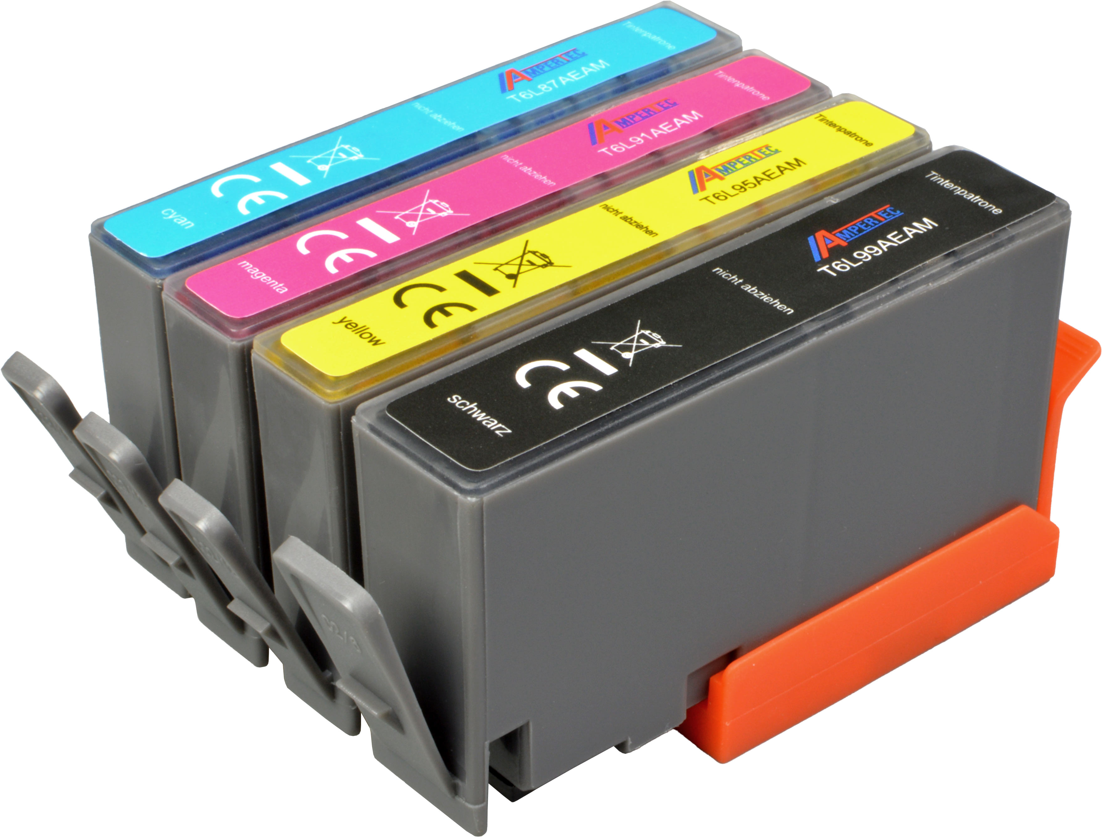 4 Ampertec Tinten für HP 903  4-farbig
