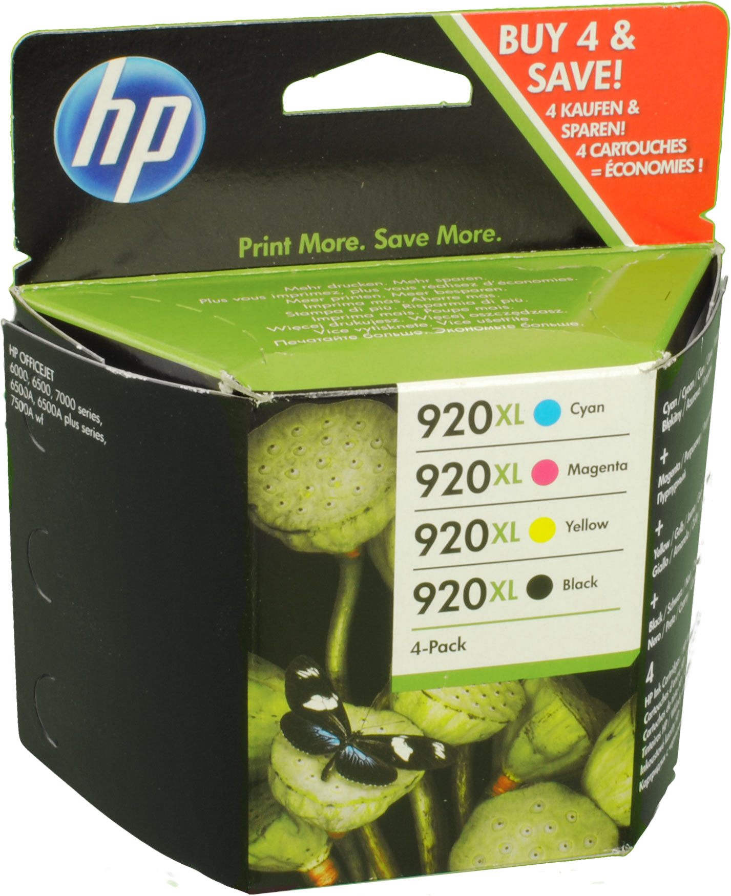 4 HP Tinten C2N92AE  920XL  4-farbig