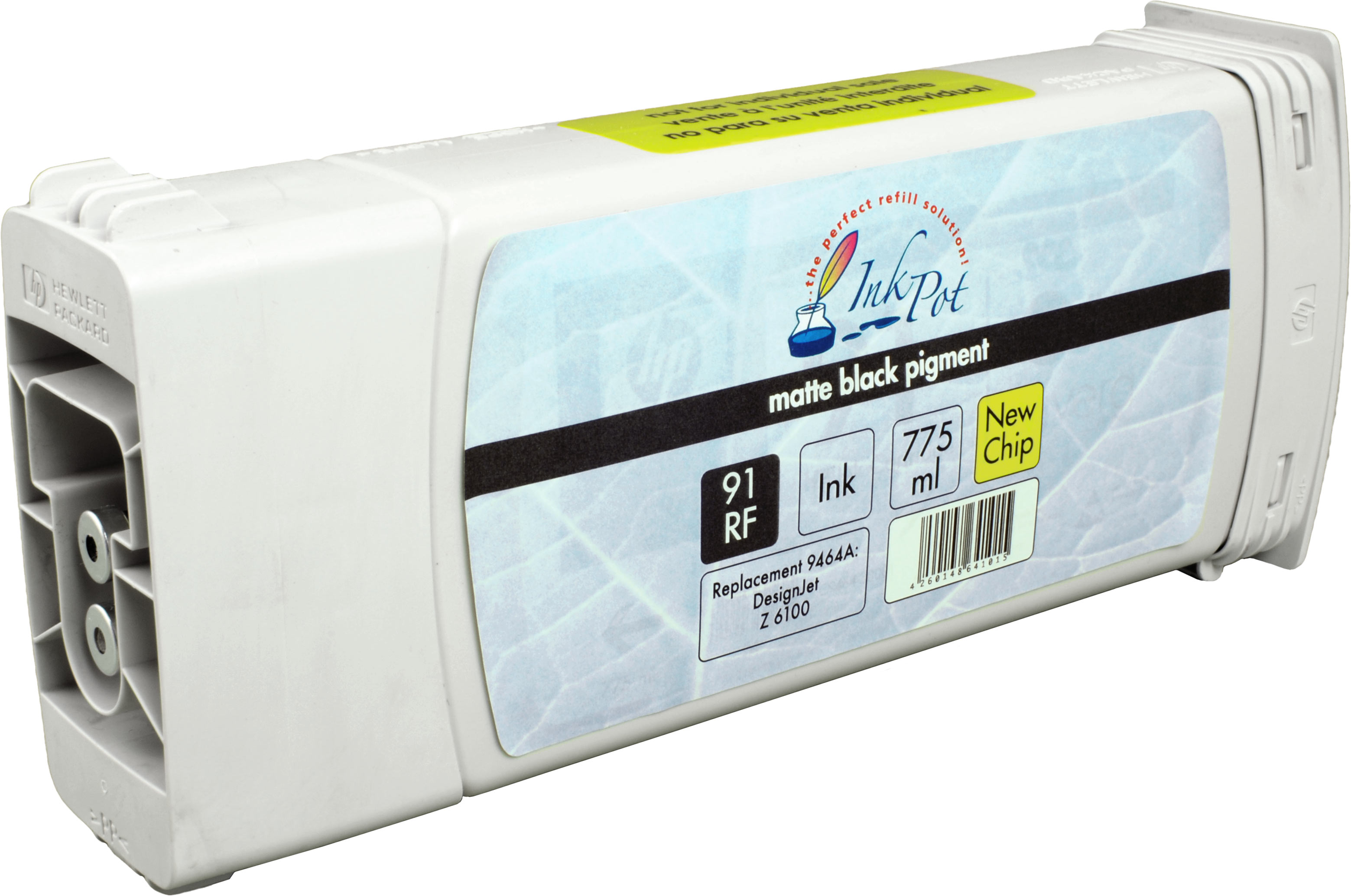 4260244850977 - Tinte ersetzt HP C9464A  91  matt schwarz