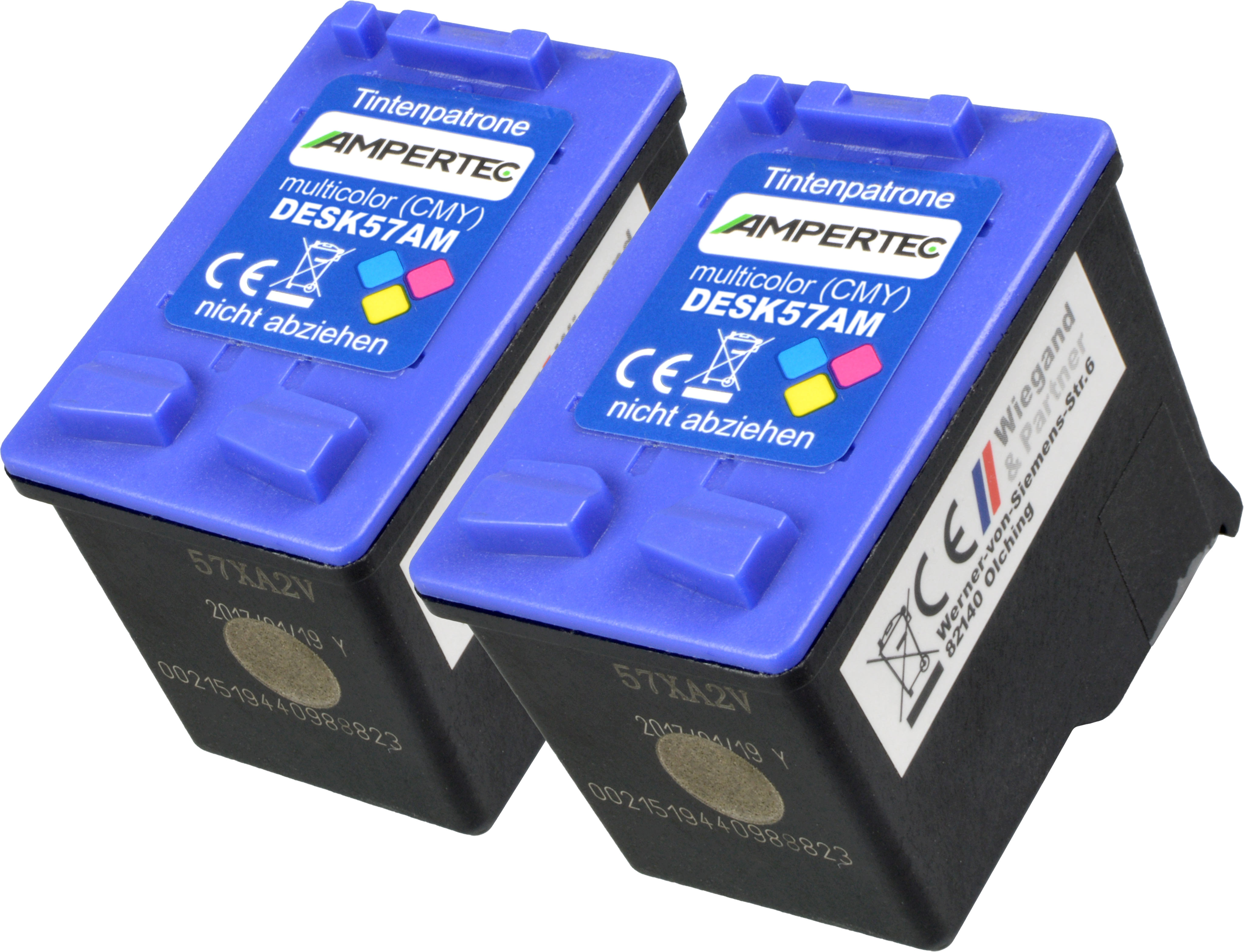 4260156639127 - 2 Tinten ersetzt HP 57  3-farbig