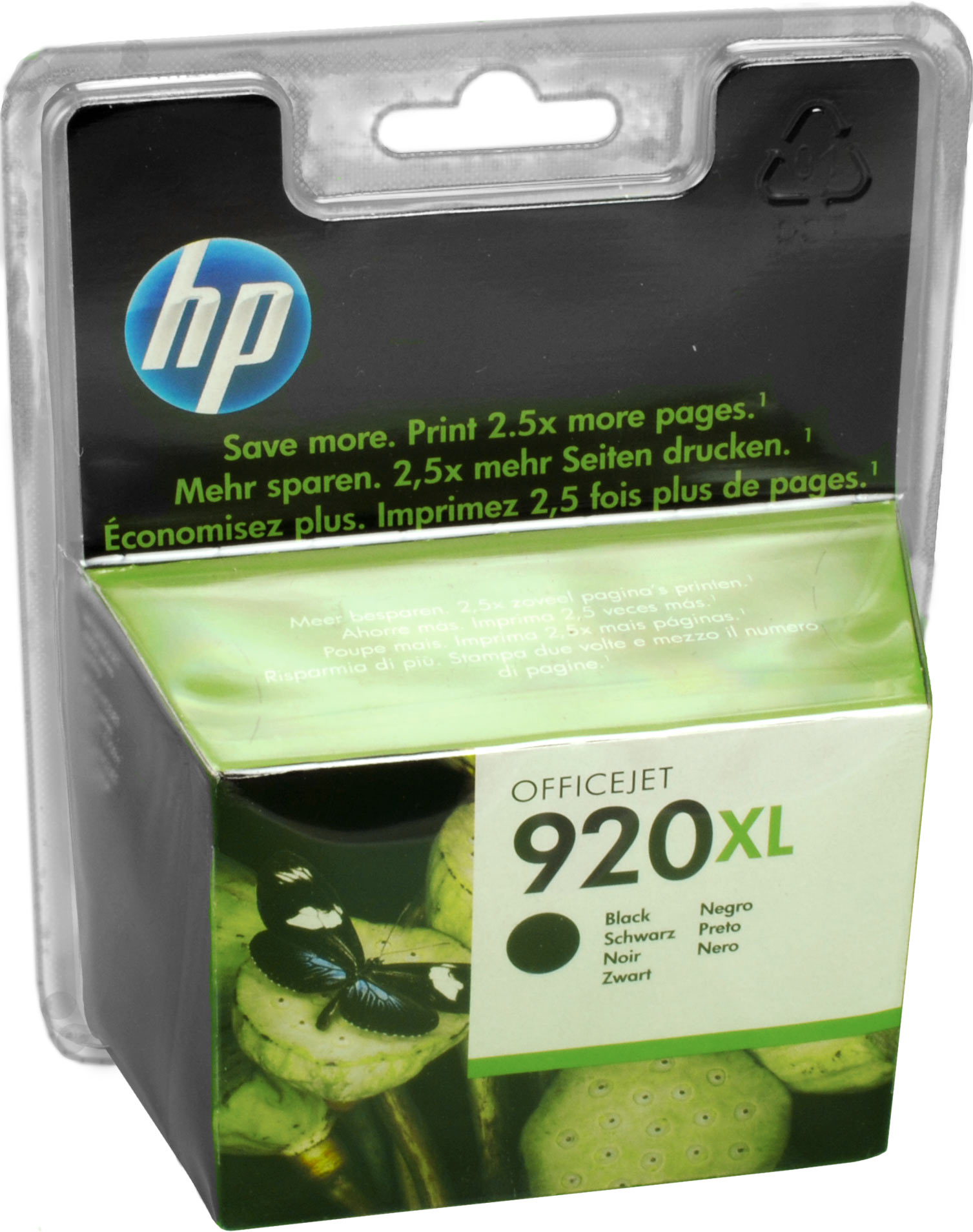 HP Tinte CD975AE  920XL  schwarz