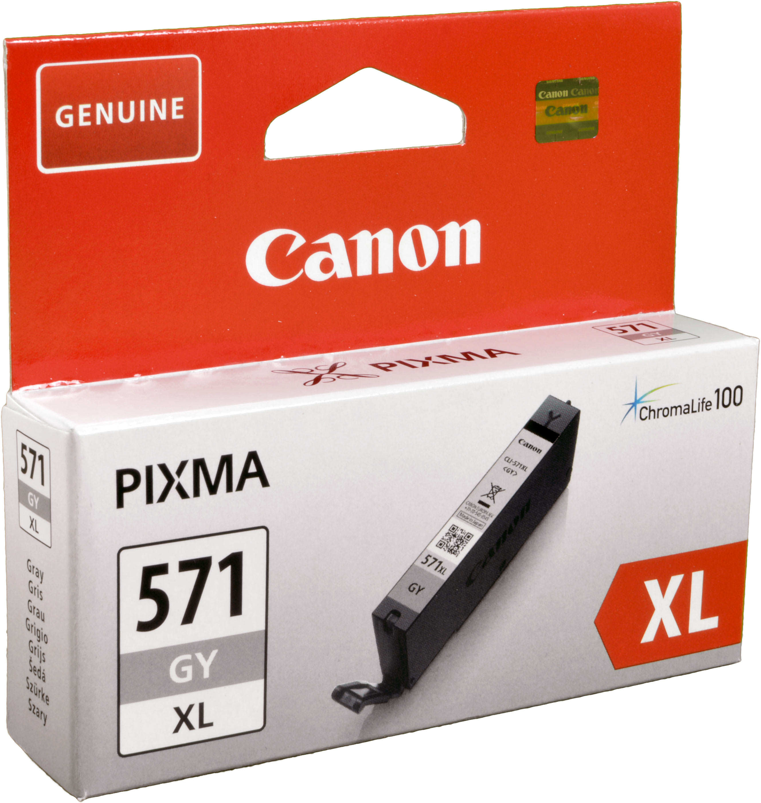 Canon Tinte 0335C001 CLI-571GY XL  grau