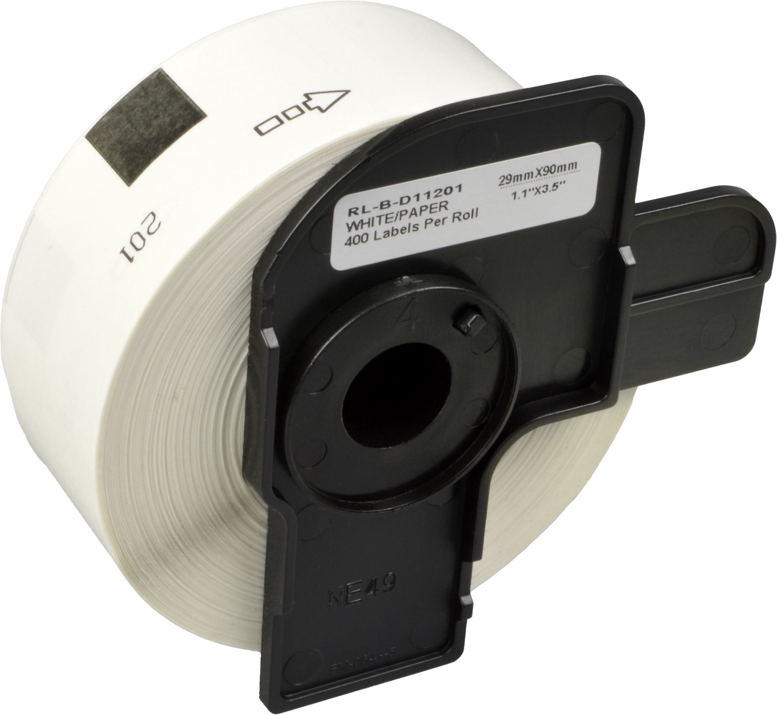 4262368912524 - Etiketten kompatibel zu Brother DK11201  weiss  29 x 90mm  400 St