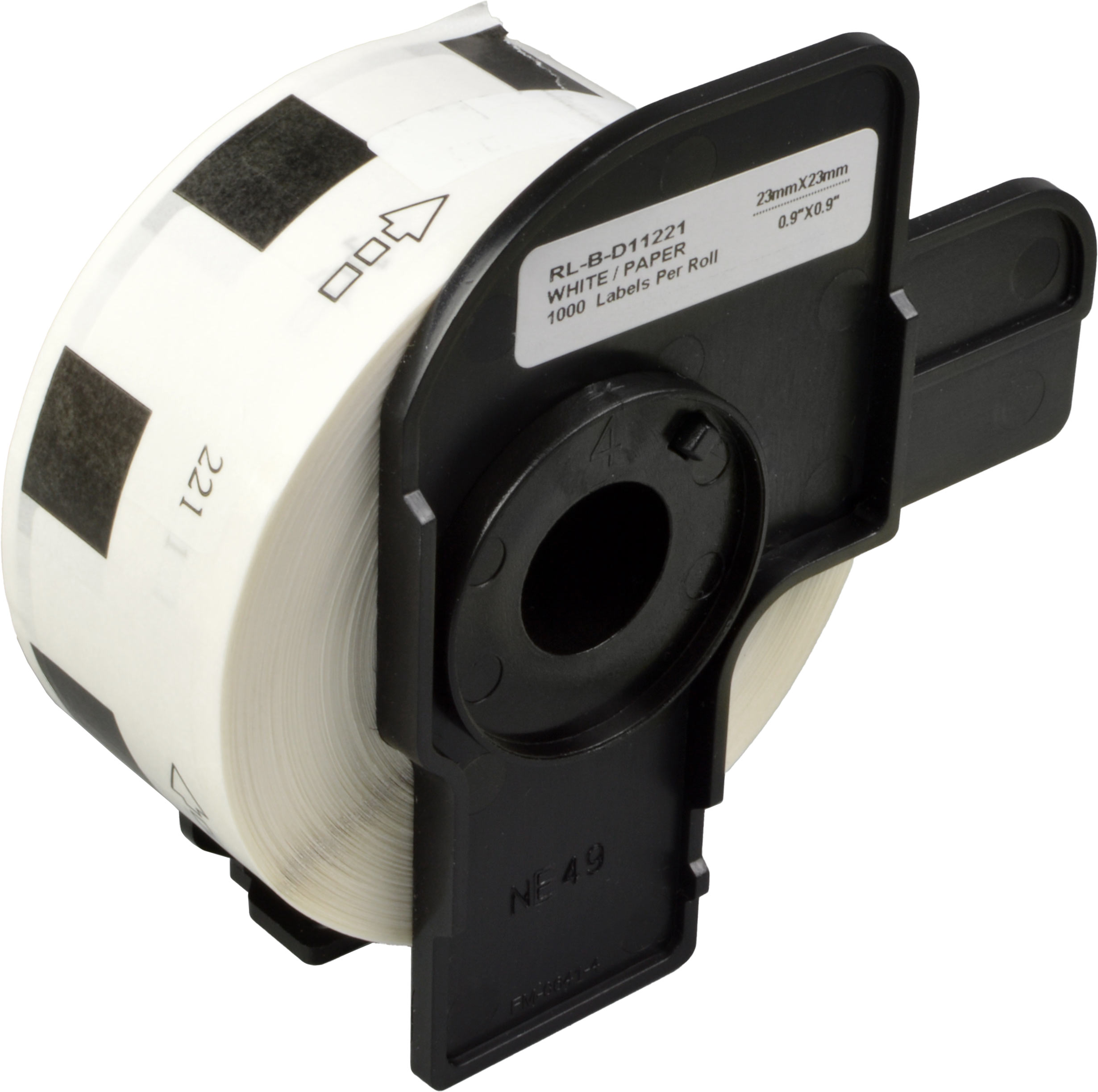 4262368912555 - Etiketten kompatibel zu Brother DK11221  weiss  23 x 23mm  1000 St