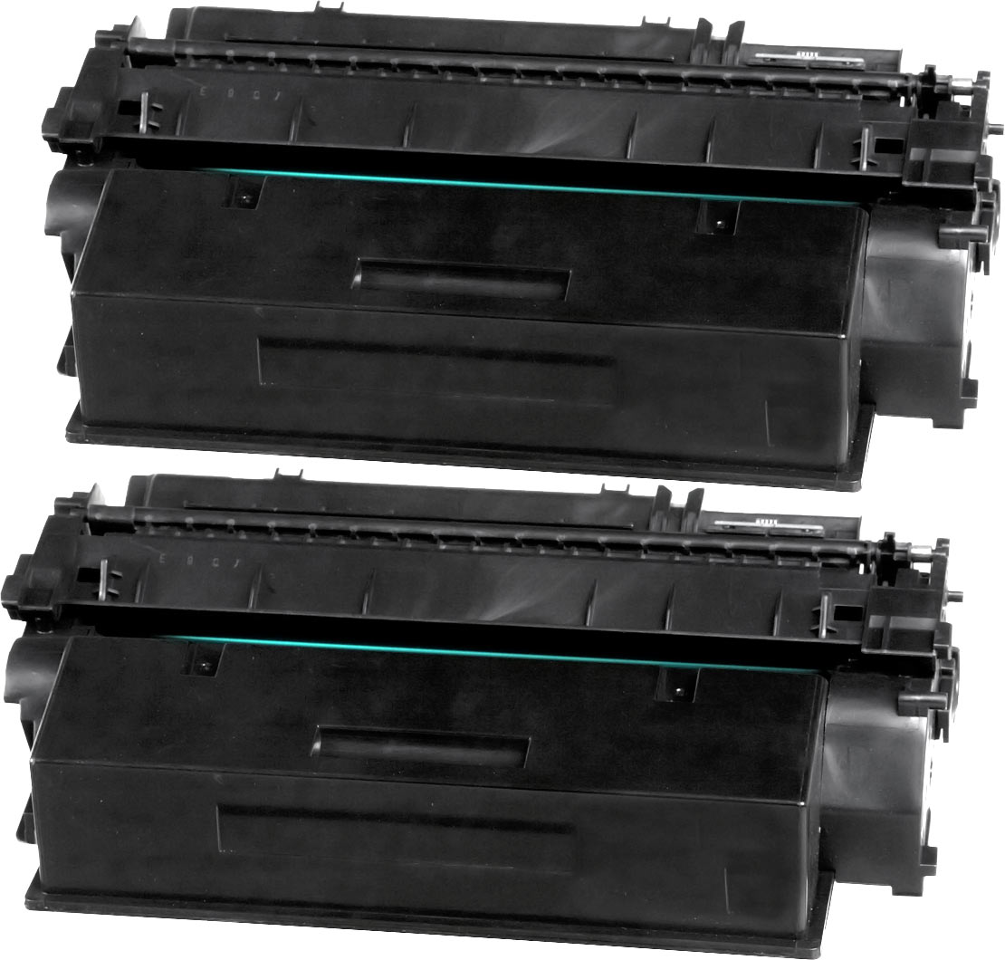 4260594074306 - 2 Toner XL ersetzt HP Q7553XD  53X  schwarz