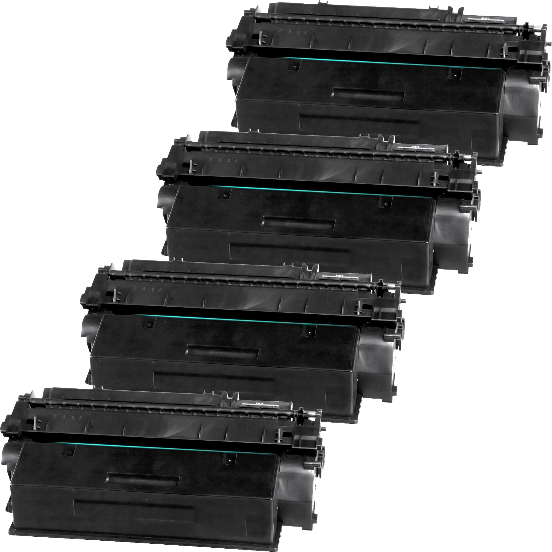 4260206570905 - 4 Toner ersetzt HP Q7553X  53X  schwarz